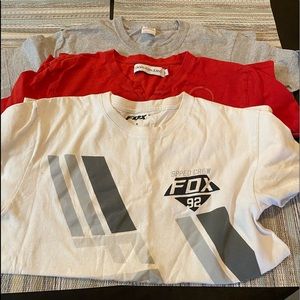 3 medium sized big tees